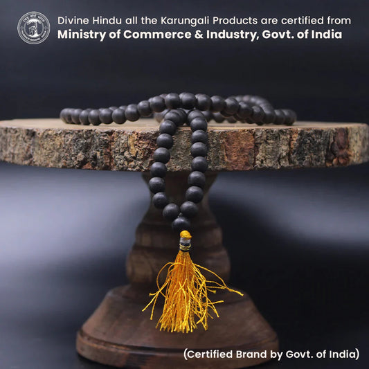 Original Karungali Malai 10mm, 8mm & 6mm  with Govt. Certification
